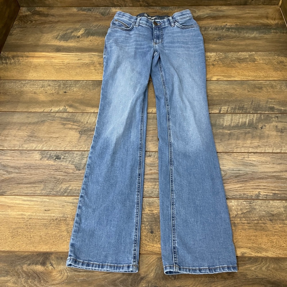 Wrangler Willow Ultimate Riding Jeans Medium Wash Bootcut 27x34 Western Ranch